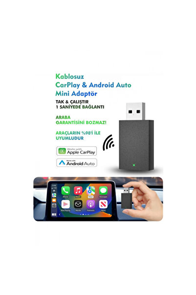 Genel Markalar Kablosuz Android Auto/car Play Usb Dongle Cihazı
