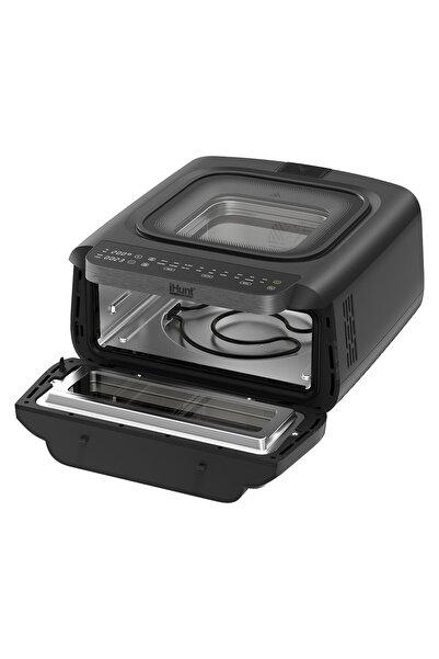 iHunt Bro Pizza Air Fryer ULTRA FAST, 13L, 2100W, 3-in-1, 40°C - 380°C, Digital Touch, Window, Black