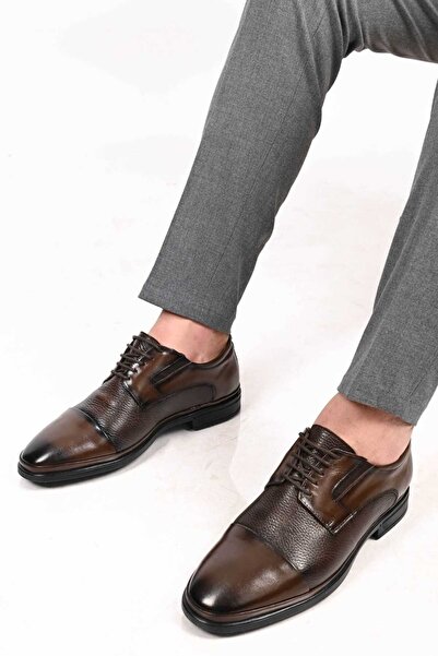 Bestello Lace-Up Rubber Sole Genuine Leather Comfort Shoes 333-1490 Men's Shoes