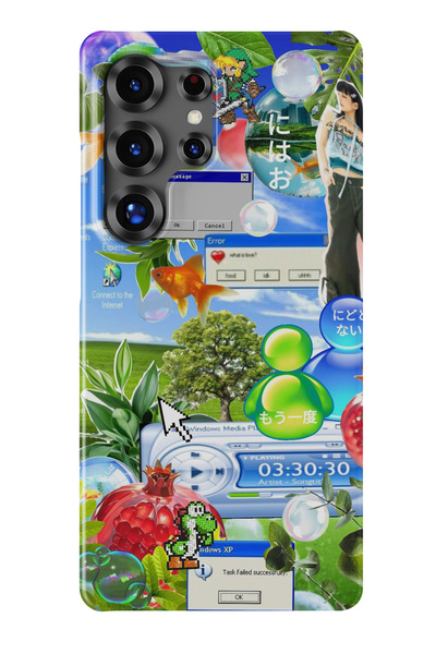 lelia حافظة هاتف شفافة متوافقة مع هاتف سامسونج جالاكسي S23 الترا مطبوع |   ال...