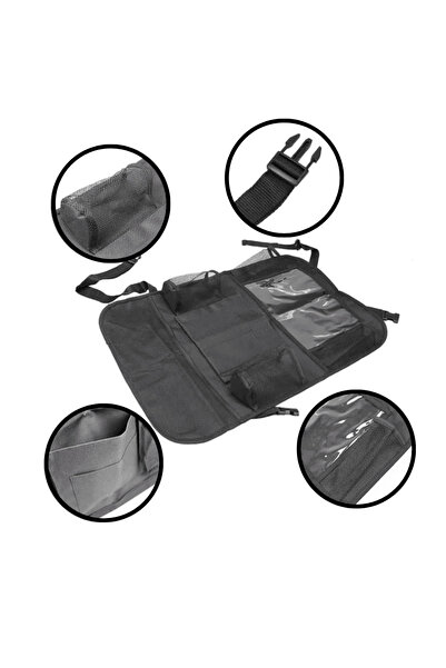 OferteTop Organizator pentru Scaun Auto cu 12 Buzunare și Suport de Tabletă