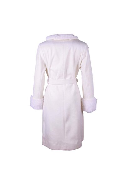 trender 26kg07000018 Ecru Women's Coat 3412