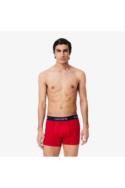 Lacoste Erkek 3'lü Renkli Boxer