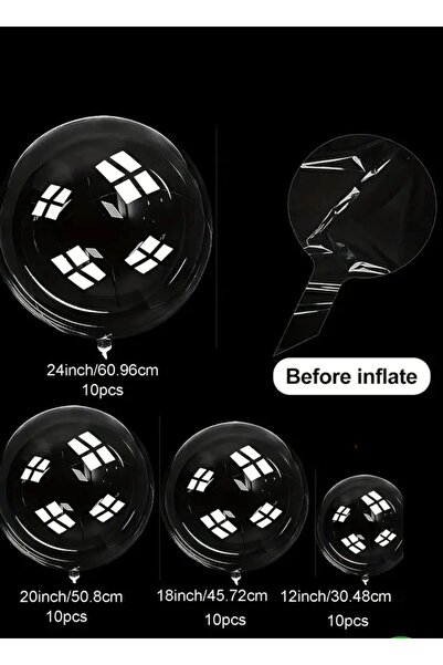 OEM Set of 10 BOBO Balloons 50 cm