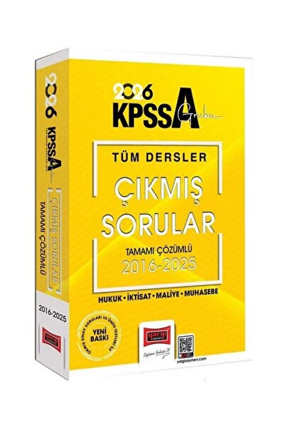 Anla Kazan Yayınları Yargı 2026 KPSS A Grubu Hukuk-İktisat-Maliye-Muhasebe Çıkmış Sorular Son 10 Yıl Çözümlü