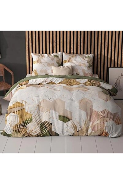 Sleeptime Zaza White Bedding Set 200x200/220, 90gsm Microfiber, 2 Pillowcases, Hypoallergenic
