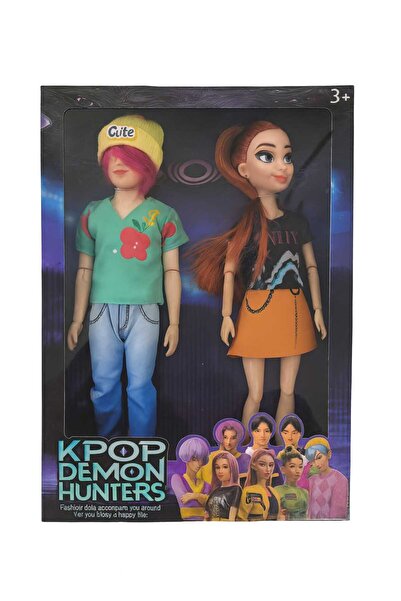 OEM K Pop Demon Hunters Dolls Set 2 (Boy & Girl) 30 cm