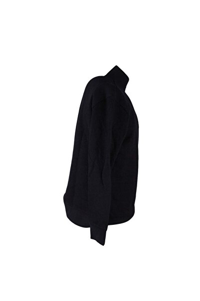 trender Ανδρικό φούτερ με μισό φερμουάρ Selani Black 5716