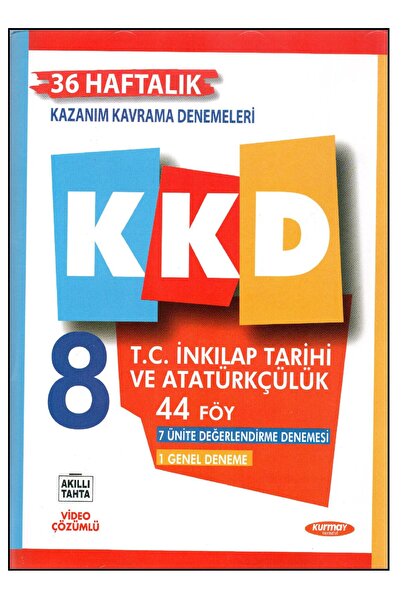 Kurmay Yayınları Kurmay 8.Sınıf KKD İnkılap Tarihi ve Atatürkçülük