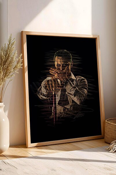 Saturn Pictură înrămată cu portretul Joker - Poster estetic