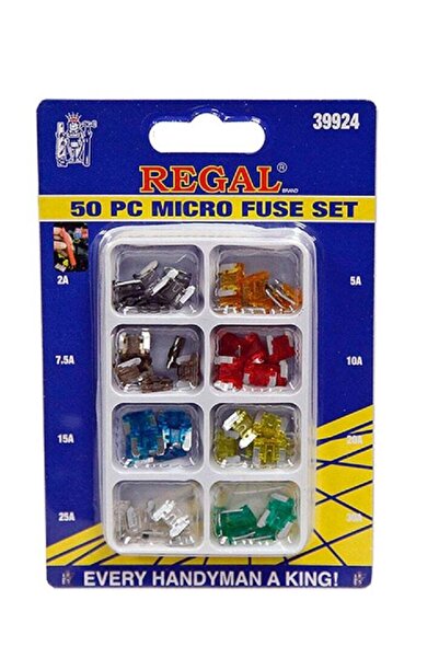 Regal مجموعة ميكرو فيوز من 50 قطعة - ألوان متنوعة