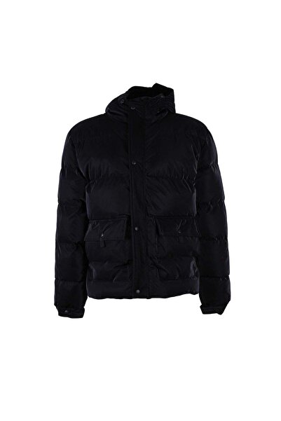 trender 26KL71F80008 Чорна чоловіча куртка 99632