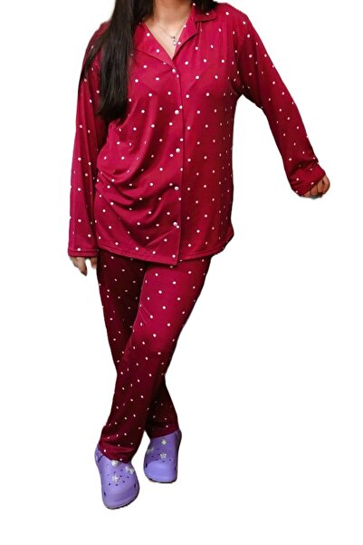 Işılay Plus Size Pajama Set (Milan Fabric) Zerda