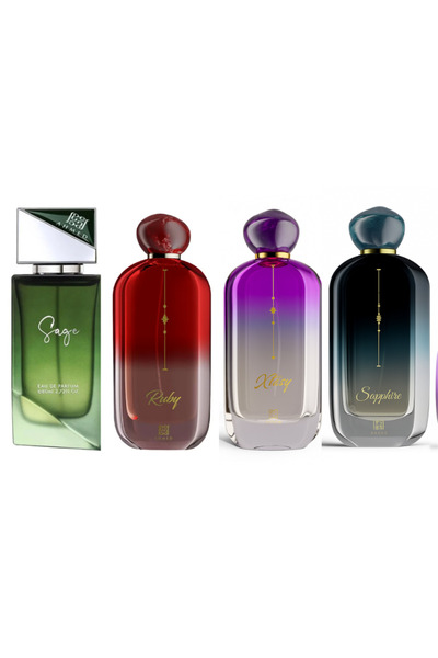 Ahmed Al Maghribi Sage, Ruby, Xtasy, Sapphire - Special value set including 4PCs Combo