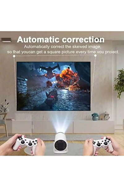 Reflection Vision Portable Projector X10 Plus Smart 4K Ultra HD , WiFi, Bluetooth 5.0, White