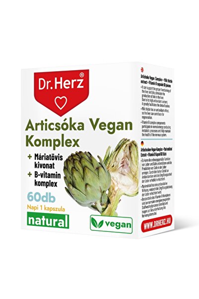Dr Herz Vegan artichoke capsules 400 mg 60 pcs