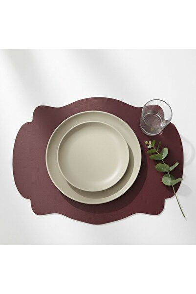 Grand Fine Art 2 Adet Deri Dikdörtgen Amerikan Servis 33x44 cm Simetrik Desenler Serisi 120