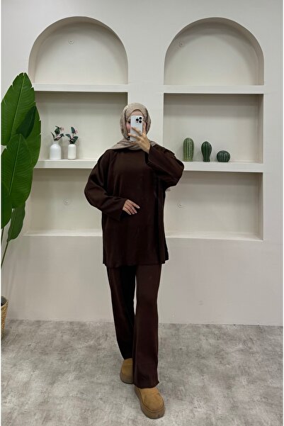 lurex moda DOUBLE SUIT WITH SIDE Slit