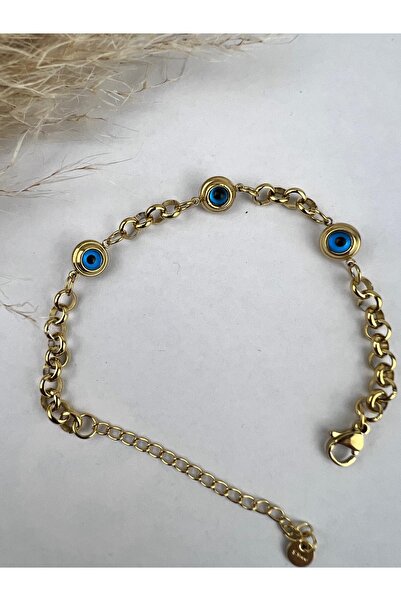 VELİT VOLA Evil Eye Beaded Women's Bracelet