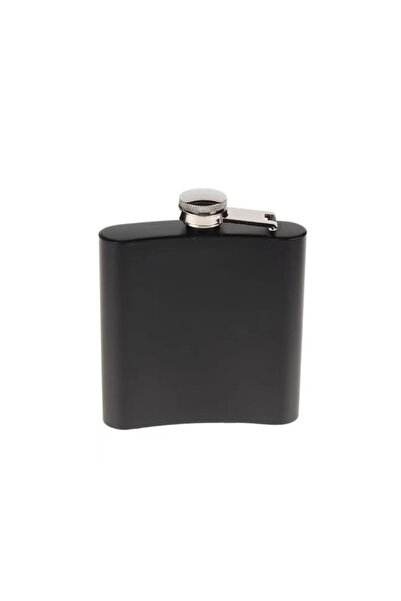 Skygo Black 9 oz Steel Pocket Liquor Cognac Flask