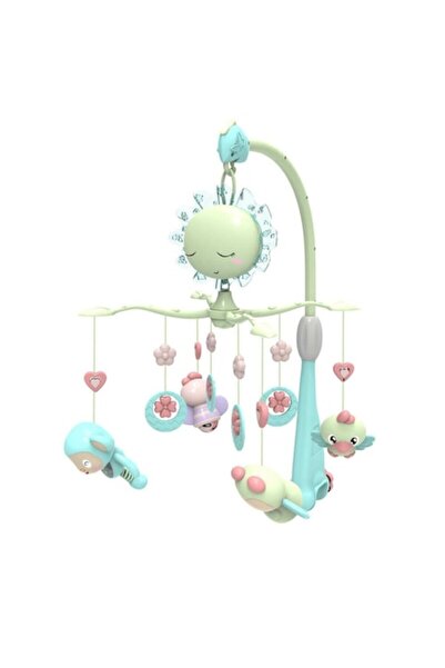 bebe stars Musical carousel, Bebe Stars, With 4 toys, With melodies and nature sounds, 0 months+, Green