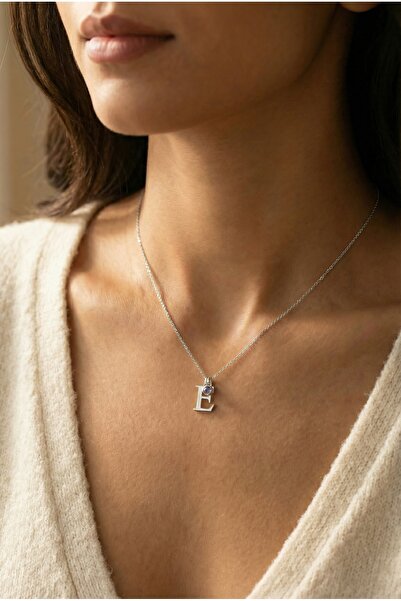 neshely jewelry 925 Ayar Gümüş Charmlı (Kolye ucu) Kişiye Özel Harfli ve Doğu...