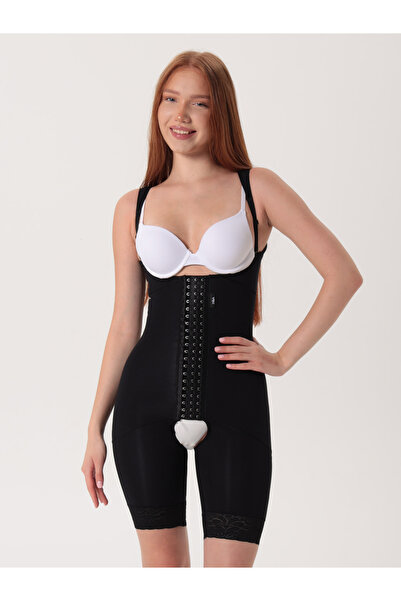 H&A Korse Corset Fajas مشد طبي فوق الركبة مع مشبك لشفط الدهون وشد البطن بعد ا...