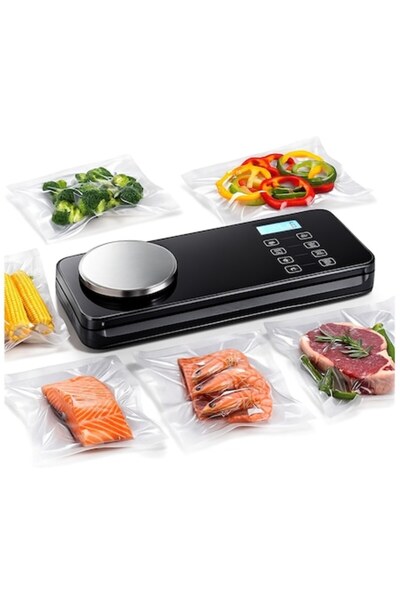 ideal STORE Aparat de etanșat în vid idealSTORE cu cântar, 6 moduri, 9 l/min, 80 kPa, 120 W, 30 cm