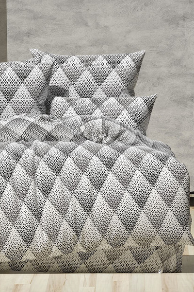 HRN Textile Double Patterned Duvet Cover Set - Soft, Durable, Stylish Design