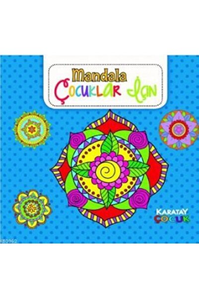 Karatay Yayınları Çocuklar İçin Mandala Mavi
