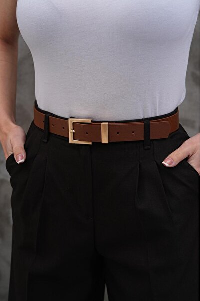 Desre Moda Cureaua pentru pantaloni cu catarama aurie Curea pentru camasa Cur...