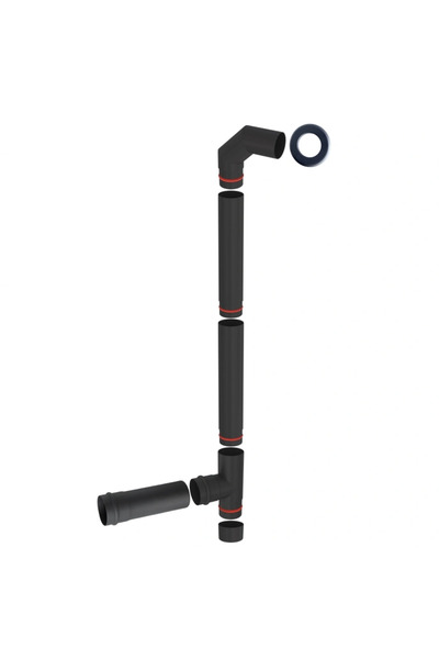 Darco Pellet piping set - fi80 + connection extension 50cm