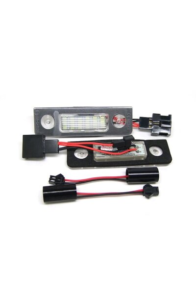 GizMondo Set of 2 Canbus LED license plate lights compatible with Skoda Octavia 2 and Skoda Roomster