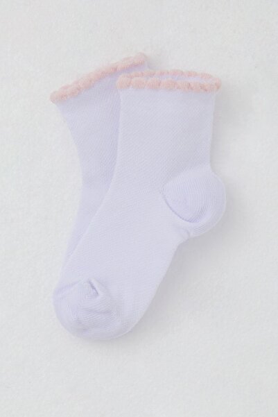 Katamino Детски чорапи за момичета Basic 1-6 години, бели