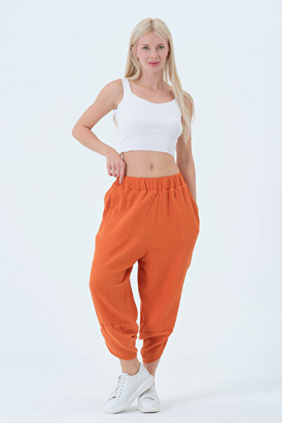 RELAXL Meditation Clothing Plus Size 100% Cotton Baggy Orange