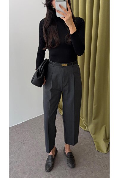 HAZELANNA Rider Cut Anthracite Trousers