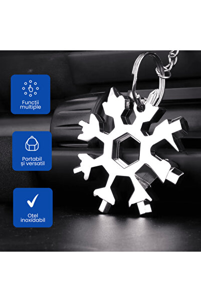 OferteTop 18-in-1 Multifunction Tool, Wrench, Snowflake Screwdriver