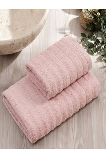 VENTİ VENTİSCA طقم مناشف حمام قطنية من بيوتي مكون من قطعتين