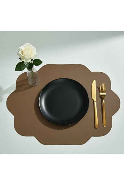 Grand Fine Art 2 Pieces Leather Rectangular American Service 33X44 cm Symmetrical Patterns Series 121