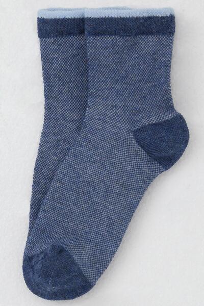 Katamino Șosete pentru fete, cu model, 7-16 ani, albastru închis