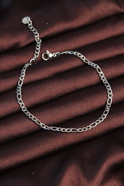 Skygo 316L Steel Silver Color Bird's Eye Men's Chain Bracelet - Tj-Eb3680