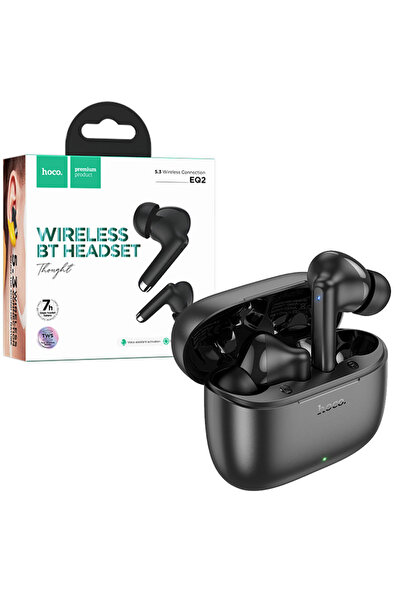 Hoco Casti Wireless (EQ2), Casti Wireless, Ear Buds, BT 5.3, 180h StandBy, 30...