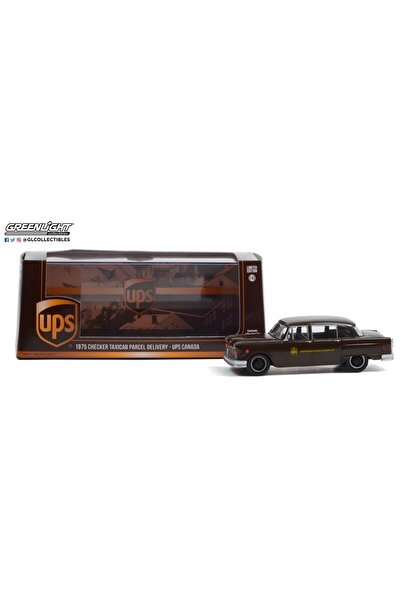 Greenlight Macheta auto, 1975 Checker Taxicab Parcel Delivery United Parcel Service (UPS) Canada Ltd 1:43