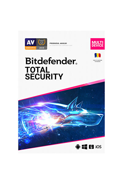 BITDEFENDER Total Security, 1 an, 10 PC, Retail