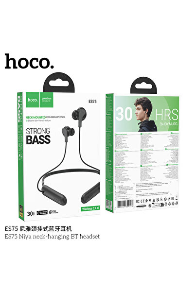 Hoco Casti Wireless (ES75), Ear Buds, BT 5.4, 200mAh, Neck Holder, MultiFunction