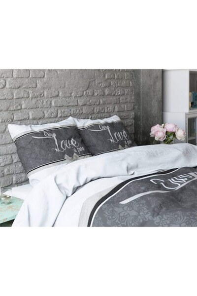 Sleeptime Essentials Pure Love White Bed Linen Set 200x200/220, 2 Pillowcases, 100% Microfiber