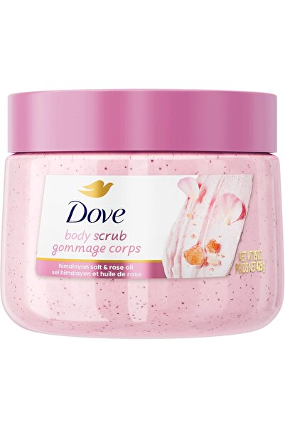 Dove Himalayan Salt & Rose Oil Body Scrub (430 g)