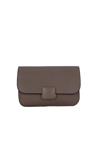 Bueno Shoes Gray Leather Women's Crossbody Bag 01Wbe2617