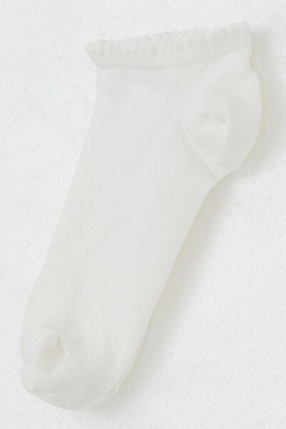 Katamino Artı Girl's Socks Basic 13-14 Years Old, Ecru