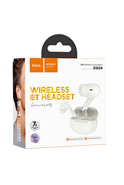 Hoco Casti Wireless (EQ24), Căști intraauriculare, BT 5.4, 40/320mAh, Monet/GOLD